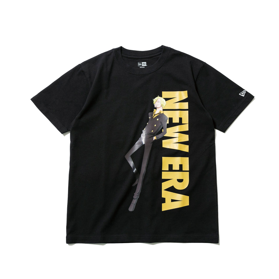 半袖 コットン Tシャツ ONE PIECE ワンピース サンジ ブラック レギュラーフィット