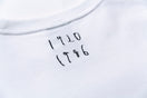 半袖 コットン Tシャツ AI TAKAHASHI 高橋愛 にゅーえら 1920 1986 ロゴ ホワイト レギュラーフィット