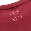 半袖 コットン Tシャツ AI TAKAHASHI 高橋愛 にゅーえら 1920 1986 ロゴ バーガンディー レギュラーフィット