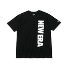 半袖 コットン Tシャツ バーチカル NEW ERA ロゴ ブラック リラックスフィット