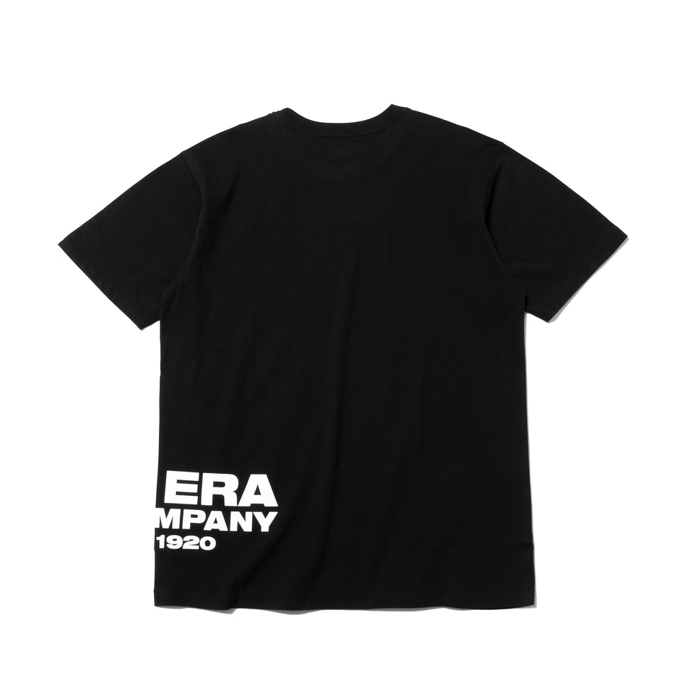 半袖 コットン Tシャツ New Era Cap Company Since 1920 サイドロゴ ブラック リラックスフィット