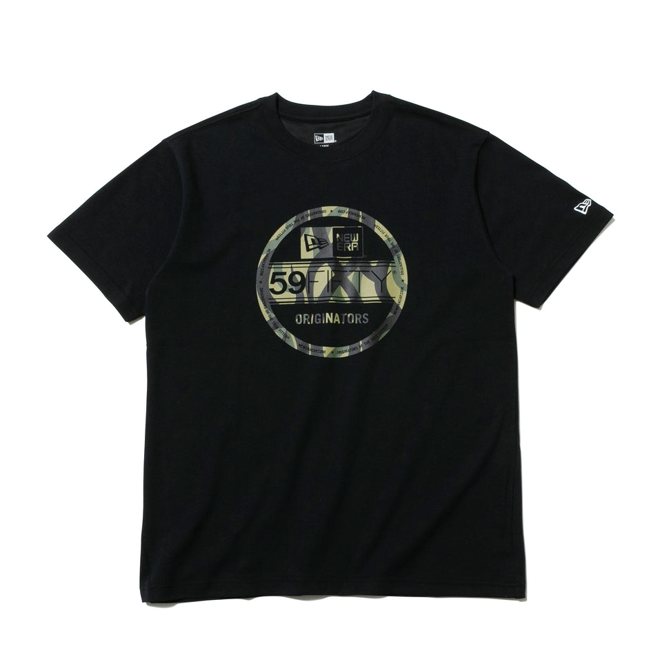 半袖 パフォーマンス Tシャツ トライバルカモ バイザーステッカー ブラック レギュラーフィット