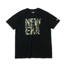 半袖 パフォーマンス Tシャツ トライバルカモ スクエアロゴ ブラック レギュラーフィット