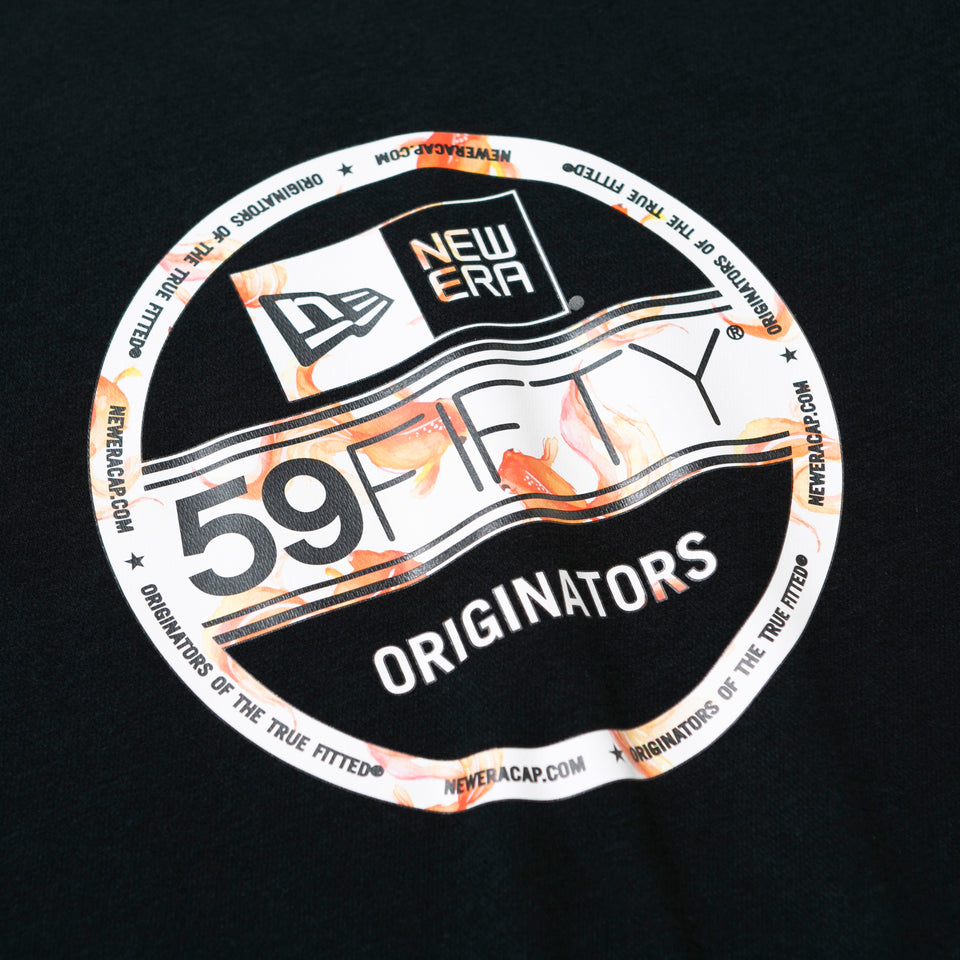 半袖 パフォーマンス　Tシャツ　ゴールドフィッシュ バイザーステッカー ブラック　×　ホワイト