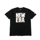 半袖 パフォーマンス　Tシャツ　ゴールドフィッシュ スクエアニューエラ ブラック　×　ホワイト