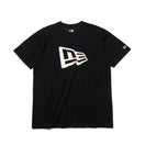 半袖 パフォーマンス　Tシャツ　ゴールドフィッシュ フラッグロゴ ブラック　×　ホワイト