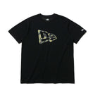 半袖 パフォーマンス Tシャツ トライバルカモ フラッグロゴ ブラック レギュラーフィット