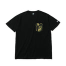 半袖 コットン ポケット Tシャツ トライバルカモ ブラック レギュラーフィット