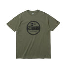 コットン Tシャツ バイザーステッカー オリーブ　×　ブラック レギュラーフィット