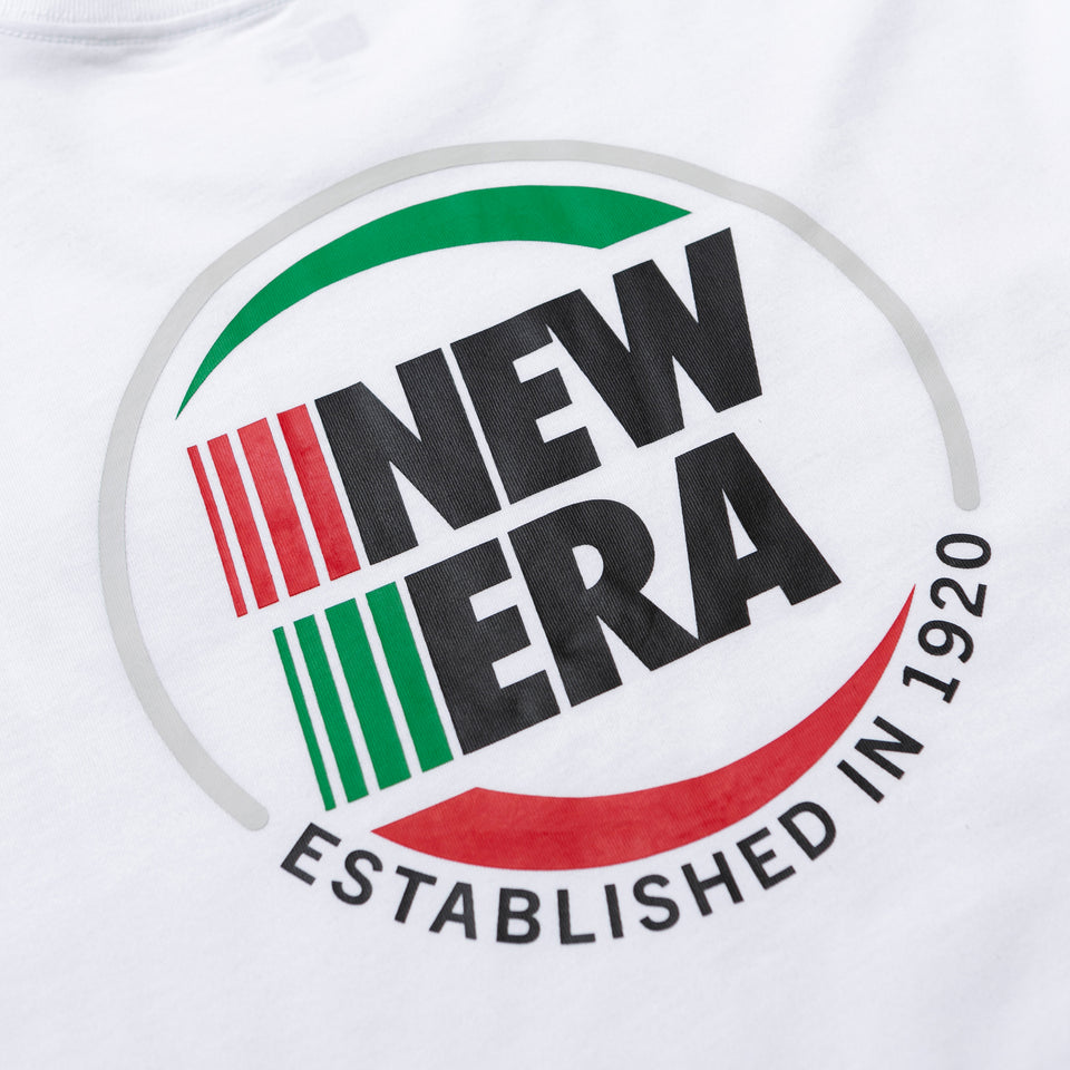 半袖 コットン Tシャツ エスタブリッシュド in 1920 ホワイト レギュラーフィット