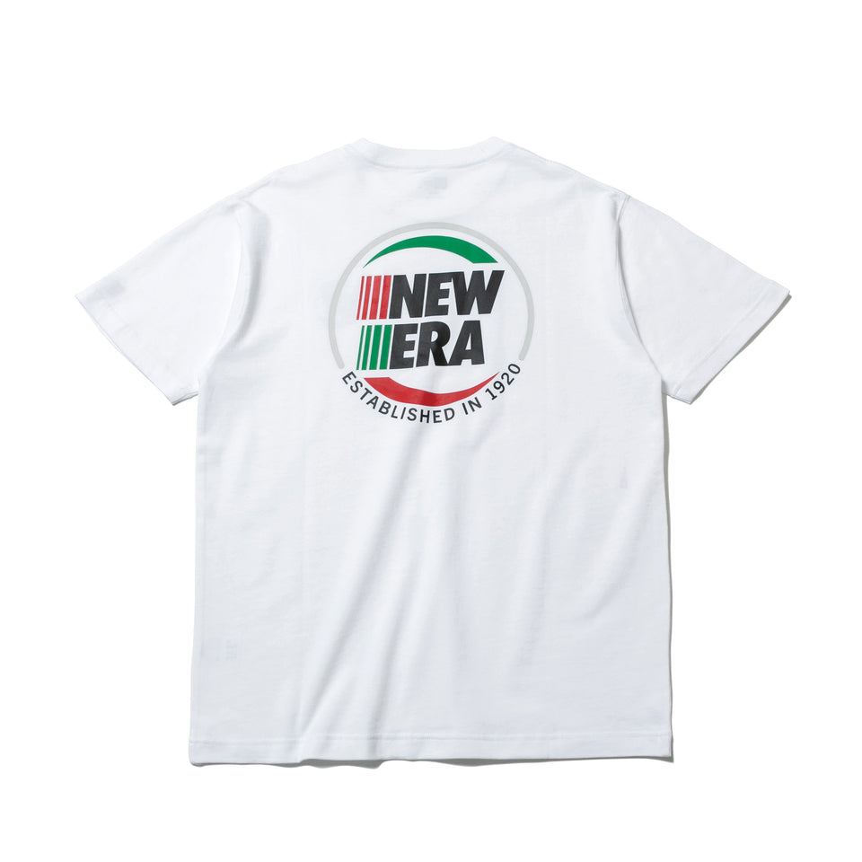 半袖 コットン Tシャツ エスタブリッシュド in 1920 ホワイト レギュラーフィット