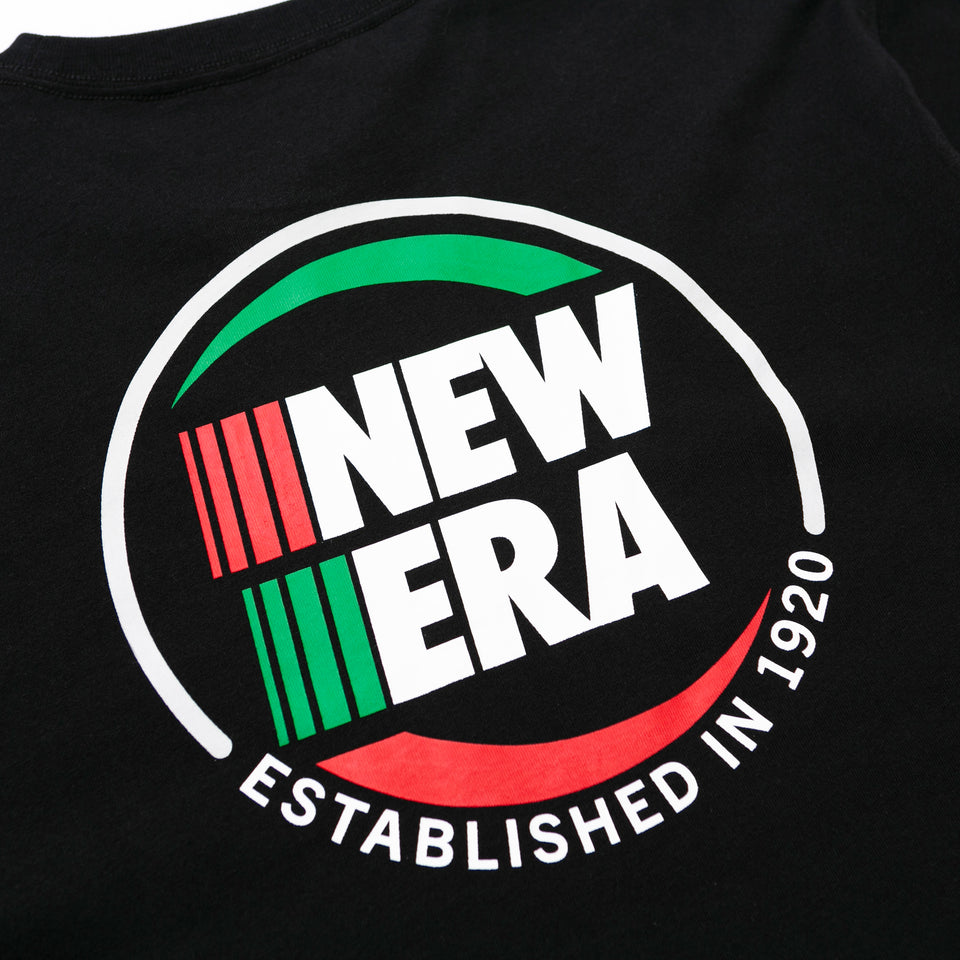 半袖 コットン Tシャツ エスタブリッシュド in 1920 ブラック レギュラーフィット