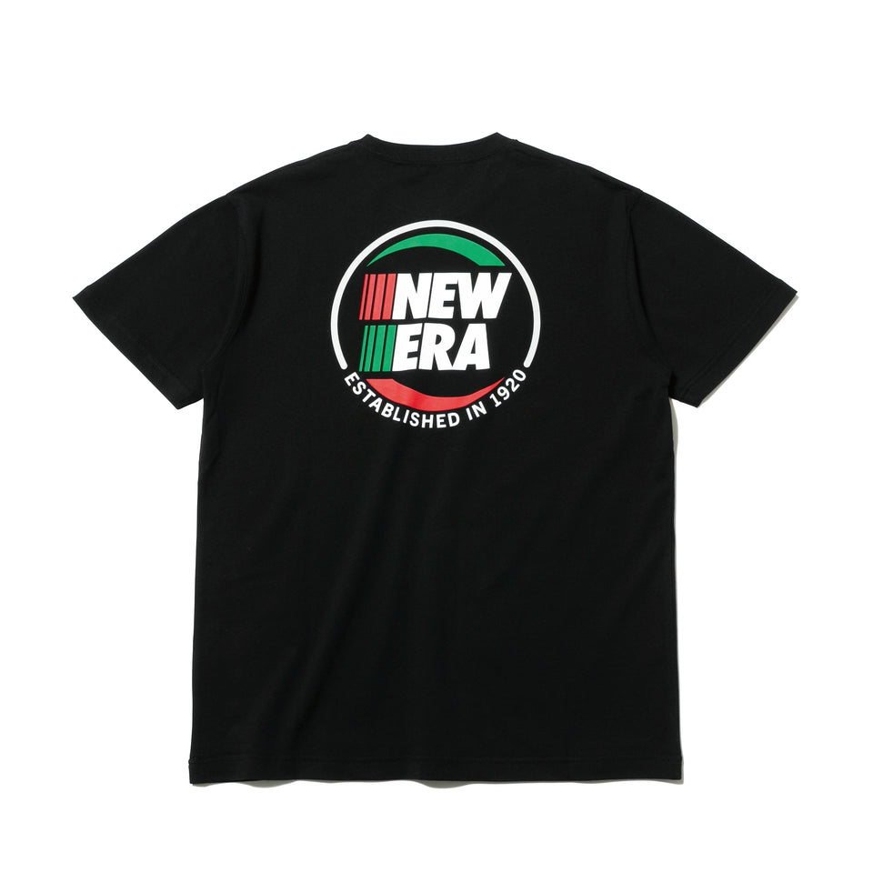 半袖 コットン Tシャツ エスタブリッシュド in 1920 ブラック レギュラーフィット