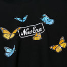 半袖 コットン Tシャツ バタフライズ ブラック レギュラーフィット