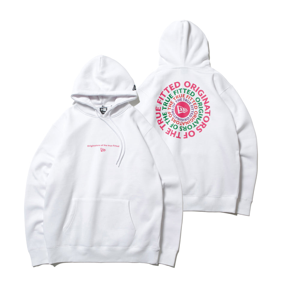 裏起毛 スウェット プルオーバー フーディー Originators of the True Fitted ホワイト