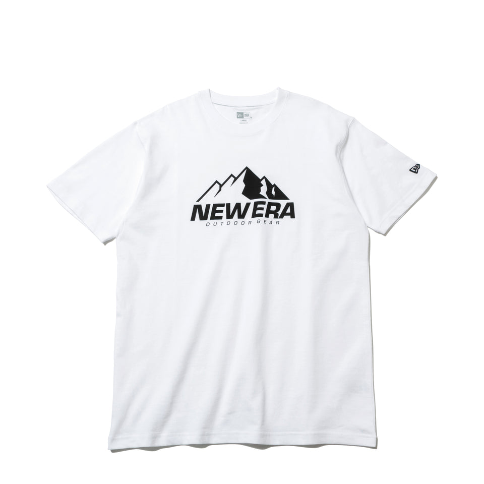 半袖 コットン Tシャツ ニューエラ アウトドア ギア ホワイト レギュラーフィット