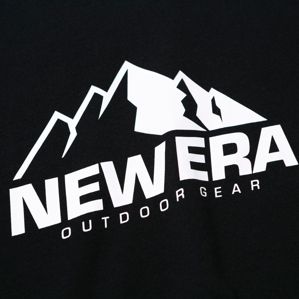 半袖 コットン Tシャツ ニューエラ アウトドア ギア ブラック レギュラーフィット