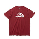 半袖 コットン Tシャツ ニューエラ アウトドア ギア バーガンディー レギュラーフィット