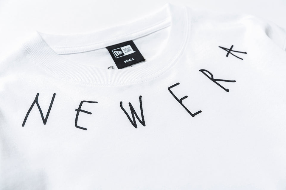 長袖 コットン Tシャツ AI TAKAHASHI 高橋愛 NEW ERA 1920 1986 ロゴ ホワイト