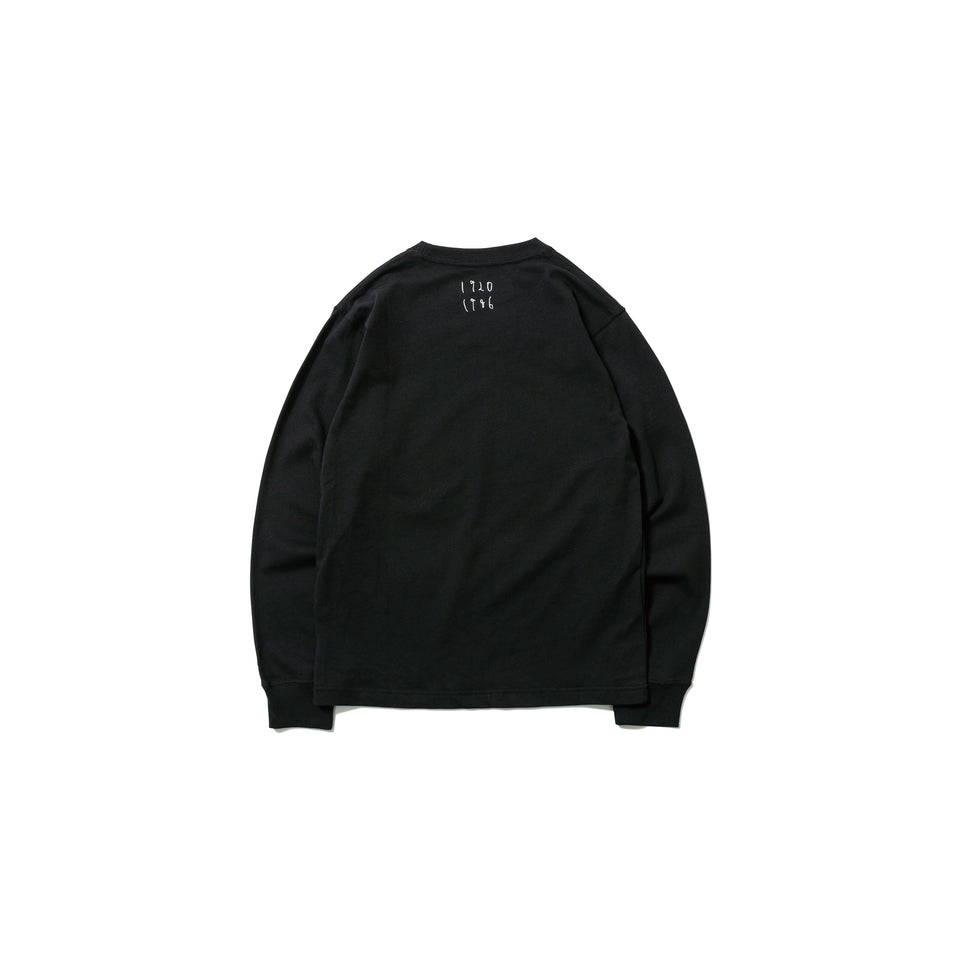 長袖 コットン Tシャツ AI TAKAHASHI 高橋愛 NEW ERA 1920 1986 ロゴ ブラック