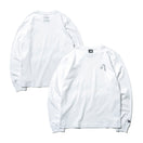 長袖 コットン Tシャツ AI TAKAHASHI 高橋愛 恐竜 1920 1986 ロゴ ホワイト