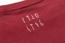 長袖 コットン Tシャツ AI TAKAHASHI 高橋愛 恐竜 1920 1986 ロゴ バーガンディー