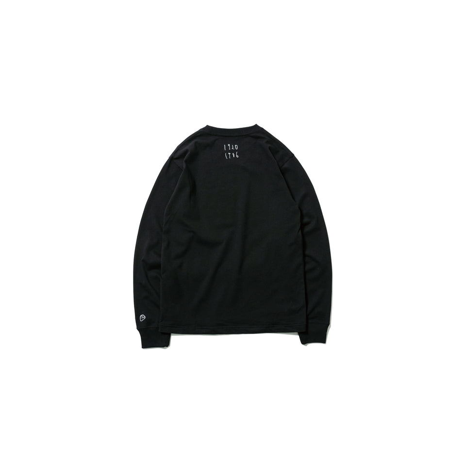長袖 コットン Tシャツ AI TAKAHASHI 高橋愛 恐竜 1920 1986 ロゴ ブラック