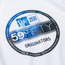 長袖 パフォーマンス Tシャツ ギャラクシー バイザーステッカー ホワイト レギュラーフィット