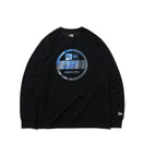 長袖 パフォーマンス Tシャツ ギャラクシー バイザーステッカー ブラック レギュラーフィット