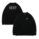 長袖 コットン Tシャツ リフレクター NENY ロゴ ブラック