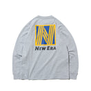 長袖 コットン Tシャツ ニューエラ ロゴシリーズ NEW ERA グレー