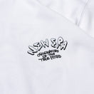 長袖 コットン Tシャツ ボールボーイ ホワイト × ブラック レギュラーフィット