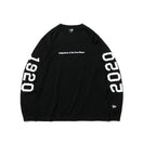 長袖 コットン Tシャツ 1920-2020 Originators of the True Fitted ロゴ ブラック