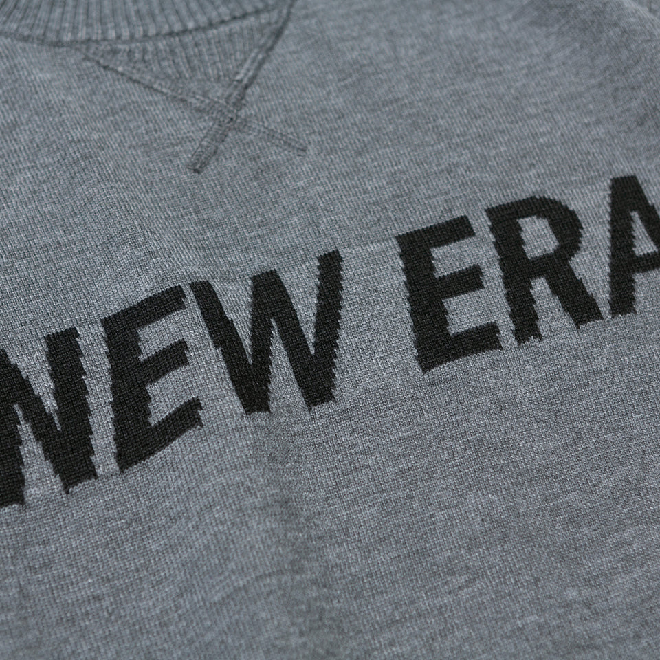 【ゴルフ】 ニットセーター NEW ERA チャコール × ブラック