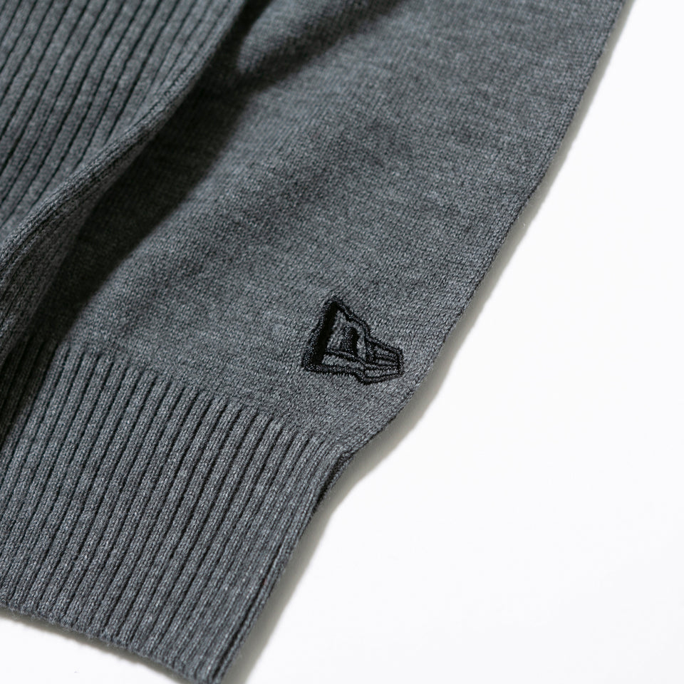 【ゴルフ】 ニットセーター NEW ERA チャコール × ブラック