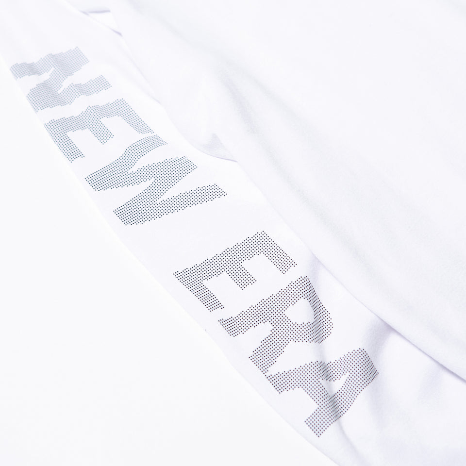 【ゴルフ】 長袖 パフォーマンス Tシャツ ハイカラーネック NEW ERA ピンフラッグロゴ ホワイト