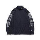 【ゴルフ】 長袖 パフォーマンス Tシャツ ハイカラーネック NEW ERA ピンフラッグロゴ ネイビー