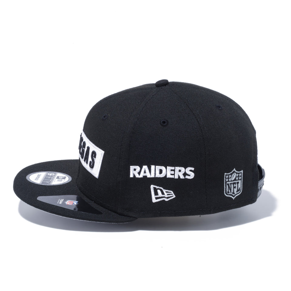 9FIFTY LAS VEGAS RAIDERS ラスベガス・レイダース マルチ ブラック