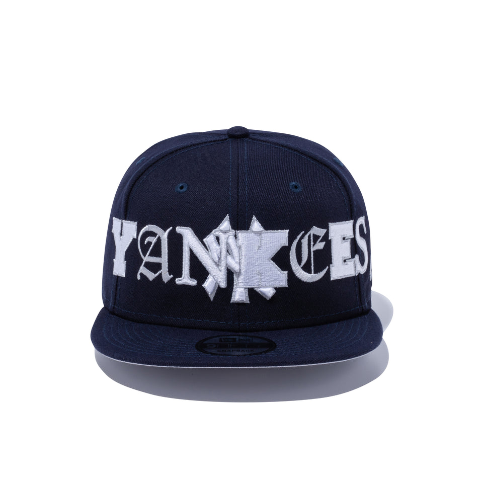 9FIFTY MIXED ニューヨーク・ヤンキース ミックスド ロゴ ネイビー