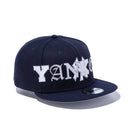 9FIFTY MIXED ニューヨーク・ヤンキース ミックスド ロゴ ネイビー