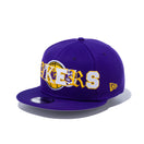 9FIFTY MIXED ロサンゼルス・レイカーズ ミックスド ロゴ パープル