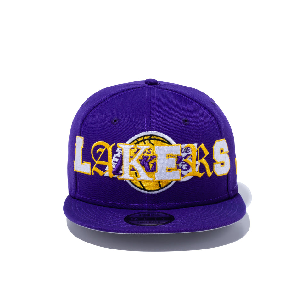 9FIFTY MIXED ロサンゼルス・レイカーズ ミックスド ロゴ パープル