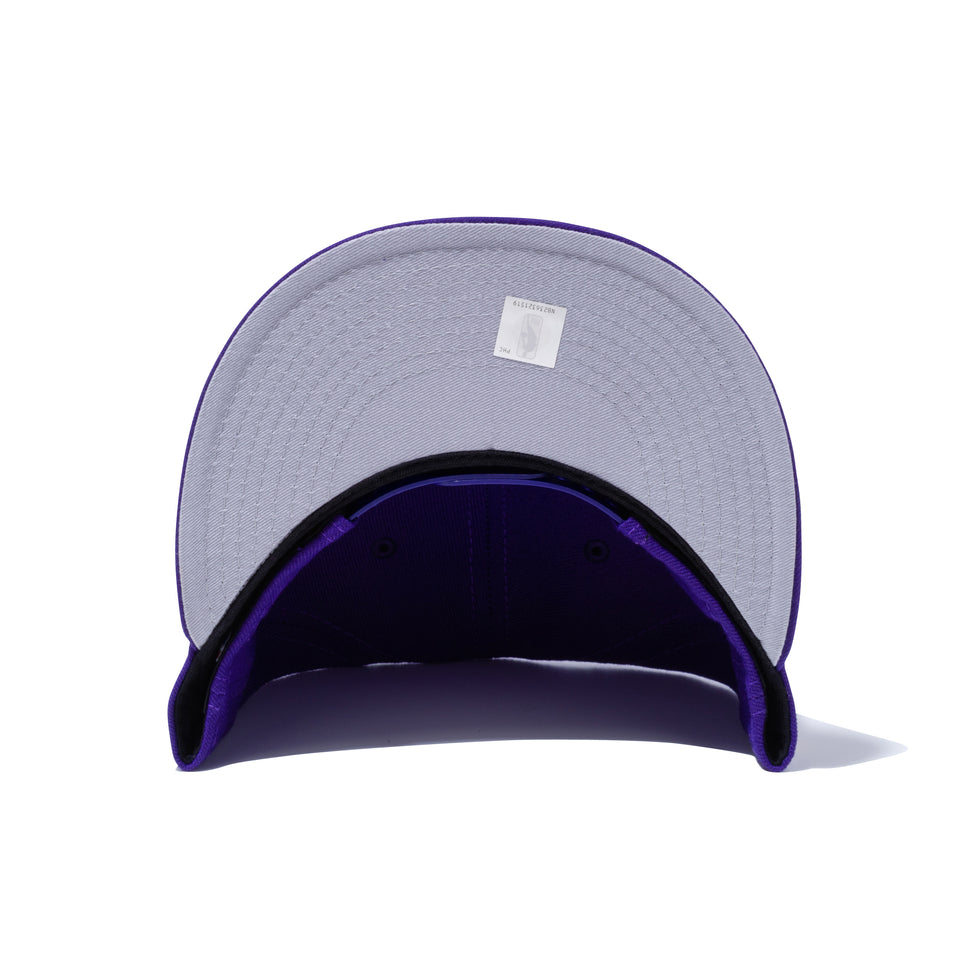 9FIFTY MIXED ロサンゼルス・レイカーズ ミックスド ロゴ パープル
