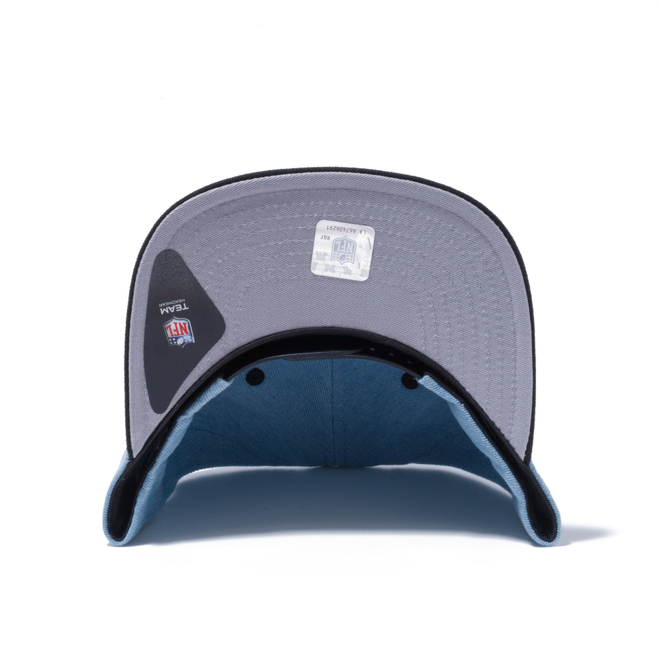 High Crown 9FIFTY LAS VEGAS RAIDERS ラスベガス・レイダース ウォッシュドデニム ブラックバイザー
