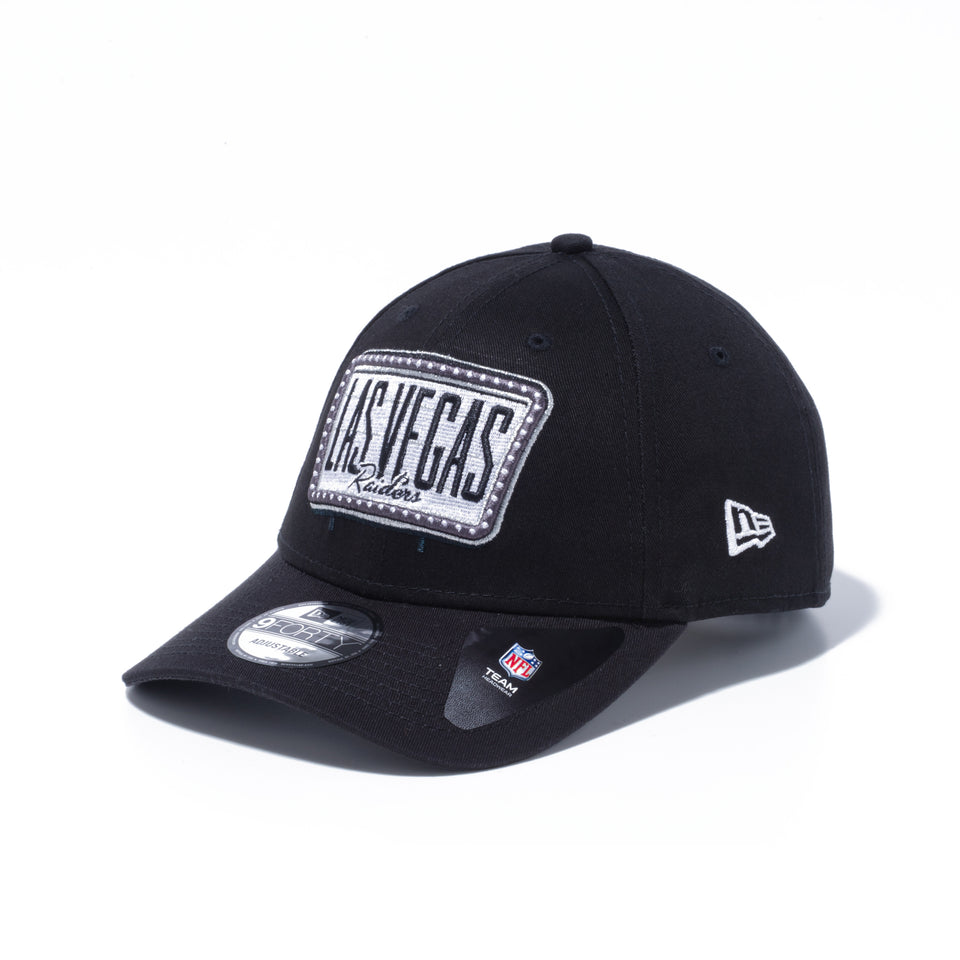 9FORTY LAS VEGAS RAIDERS ラスベガス・レイダース サイン ブラック
