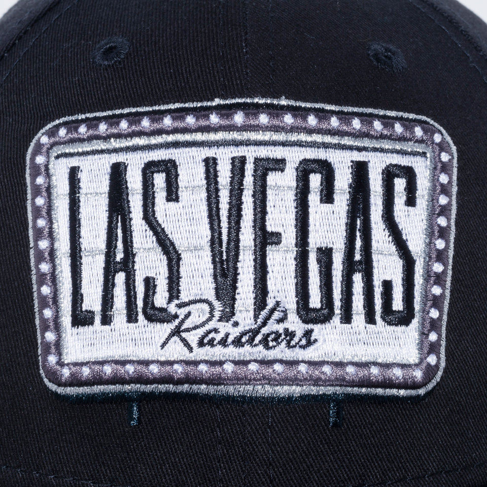 9FORTY LAS VEGAS RAIDERS ラスベガス・レイダース サイン ブラック
