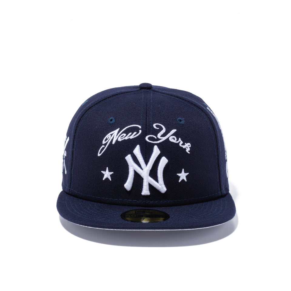 59FIFTY STARRY ニューヨーク・ヤンキース マルチ アートワーク ネイビー