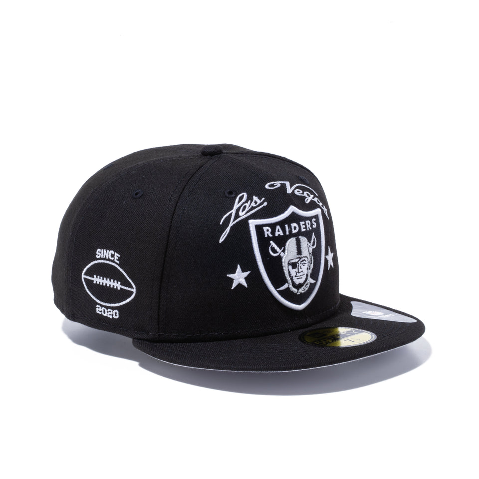 59FIFTY STARRY ラスベガス・レイダース アートワーク ブラック