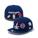 59FIFTY LOCAL ワシントン・ウィザーズ マルチ アートワーク ネイビー