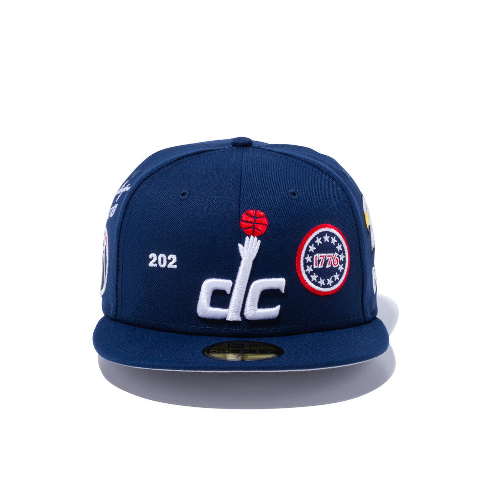 59FIFTY LOCAL ワシントン・ウィザーズ マルチ アートワーク ネイビー